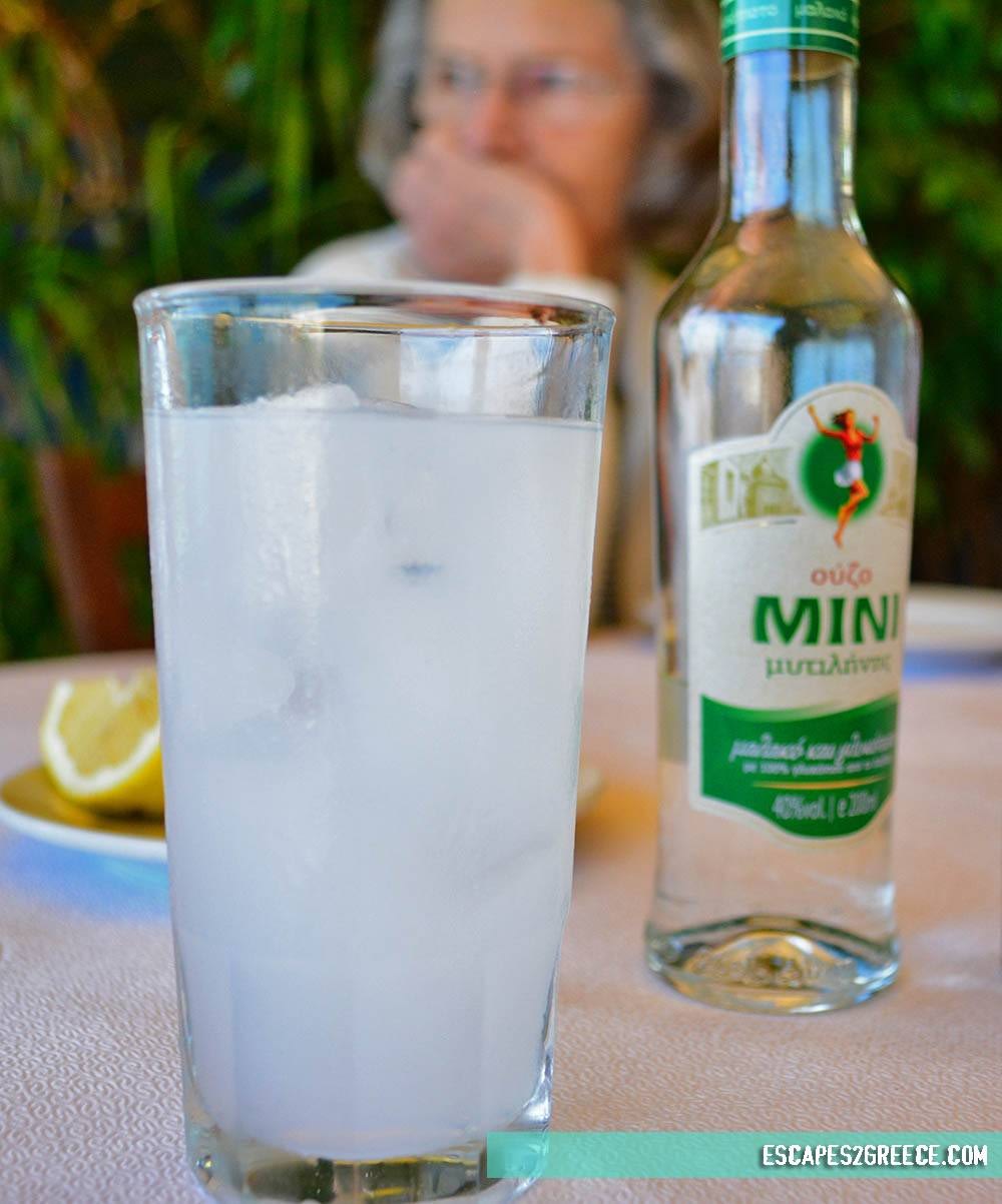 Greek summer with ouzo