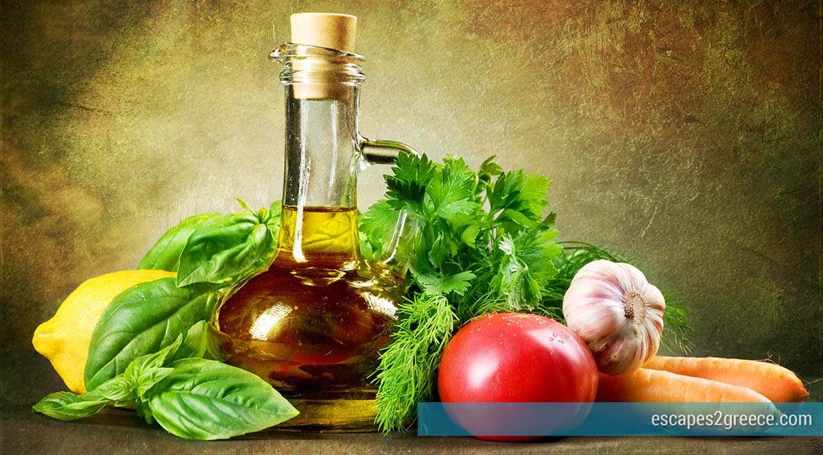 Mediterranean diet - Greek olive oil